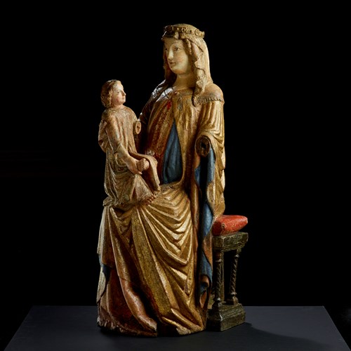 The seated Virgin and Child